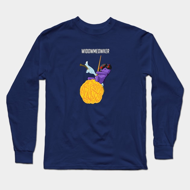 Widowmeowker Wrecking Ball - Katsuwatch Long Sleeve T-Shirt by dillongoo